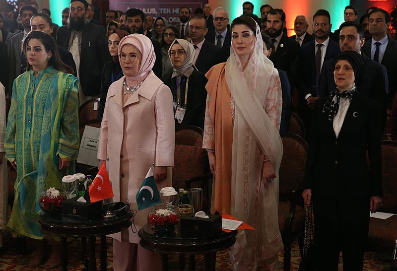 Emine Erdoğan, ʺDöngüsel Ekonominin İlerletilmesi: Sürdürülebilirlik İçin Pakistan-Türkiye Ortaklığıʺ etkinliğine katıldı (AA)
