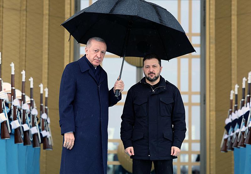 Başkan Recep Tayyip Erdoğan ve Ukrayna Devlet Başkanı Volodimir Zelenskiy, Reuters