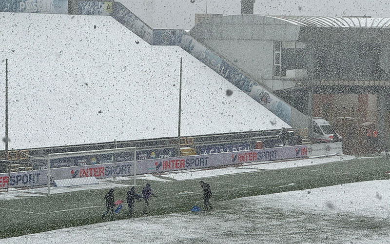 Eyüpspor - Beşiktaş maçı öncesi Recep Tayyip Erdoğan Stadyumu'ndaki çalışmalar devam ediyor (AA)