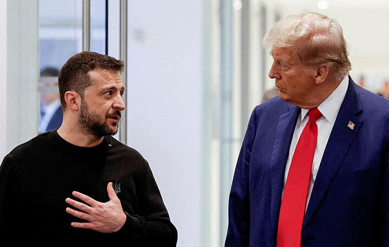 ABD Başkanı Trump ve Zelenskiy. (Reuters)