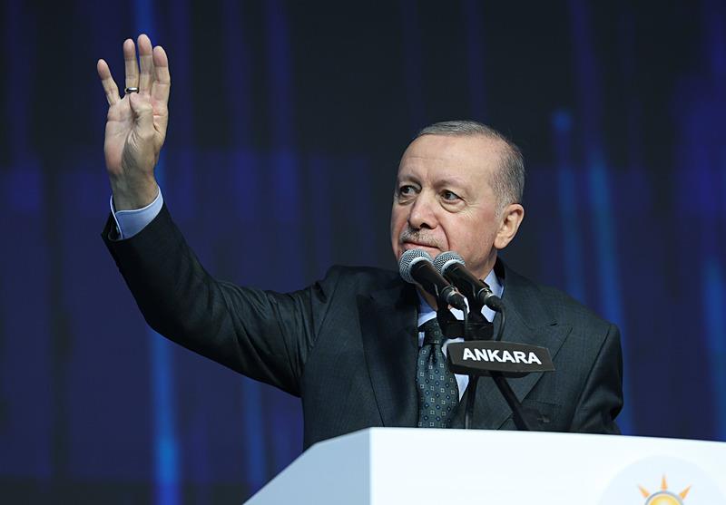 Başkan Recep Tayyip Erdoğan. (AA)