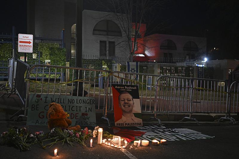 Washington'da Aaron Bushnell için anma töreni düzenlendi, AA