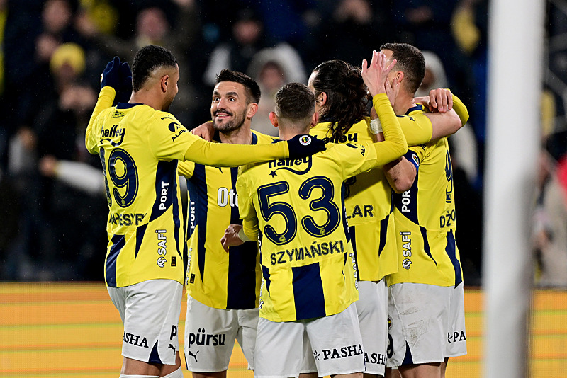 Fenerbahçe'nin gol sevinci (AA)