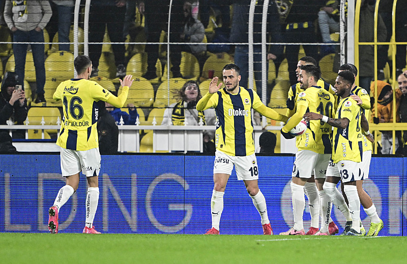 Fenerbahçe'nin gol sevinci (AA)