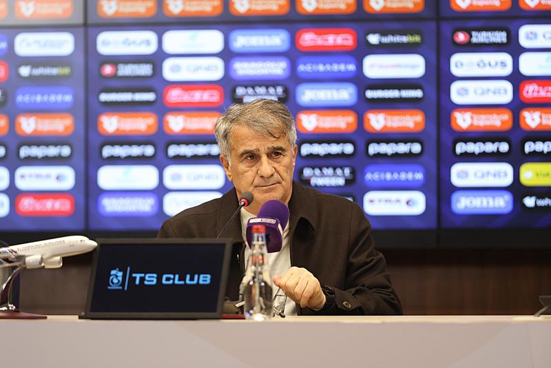 Trabzonspor konuk ettiği Hatayspor'a 2-1 mağlup oldu. Maçın ardında Trabzonspor Teknik Direktörü Şenol Güneş değerlendirmelerde bulundu. (DHA)