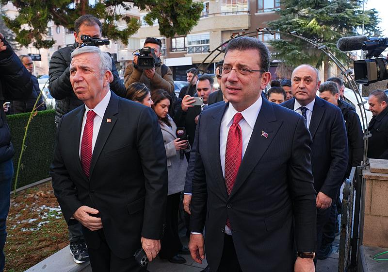 Yavaş ve İmamoğlu (Fotoğraf: AA)