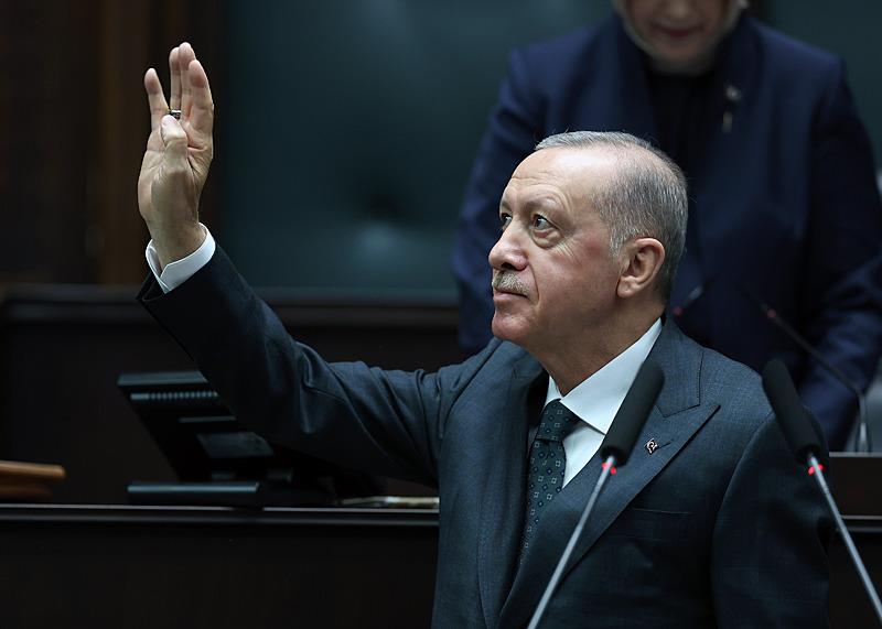 Başkan ve AK Parti Genel Başkanı Recep Tayyip Erdoğan, AK Parti TBMM Grup Toplantısı'na katıldı (Fotoğraf: AA)