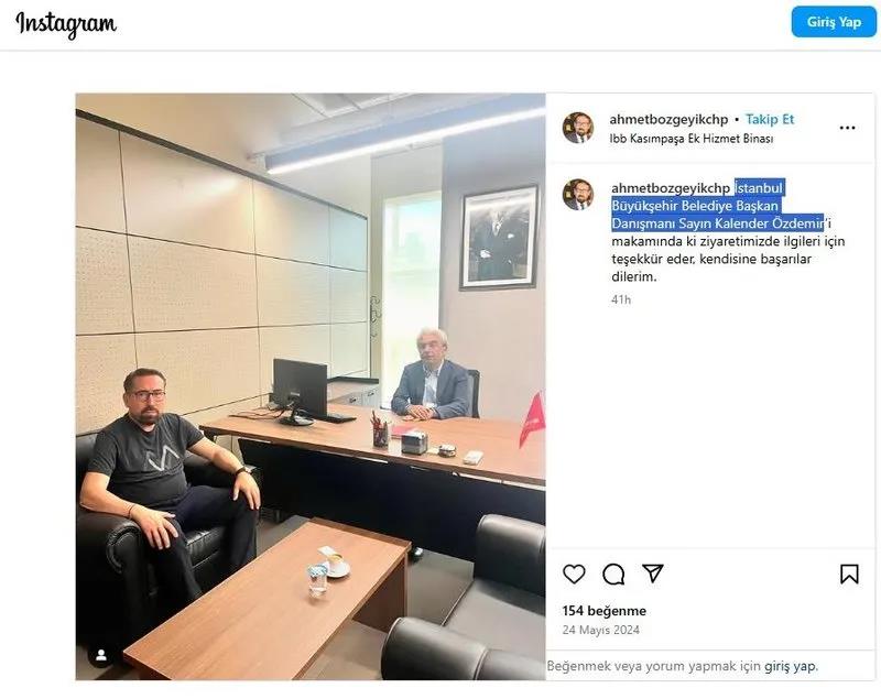 İmamoğlu'nun danışmanı Kalender Özdemir (Takvim.com.tr)