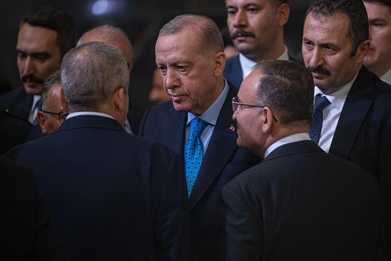 Başkan Erdoğan DEM Partili Sırrı Süreyya Önder ile sohbet etti (Fotoğraf: AA)