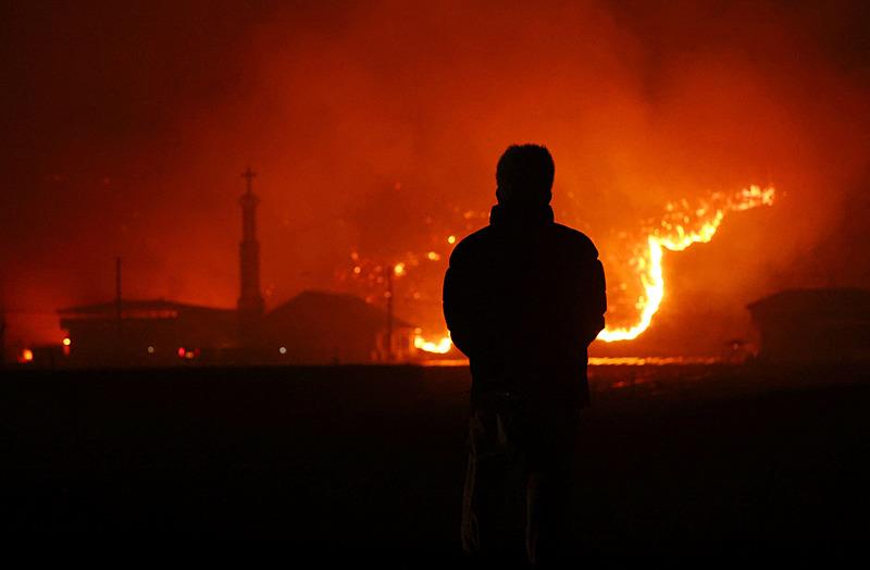 Güney Kore'de yangınlar, Reuters