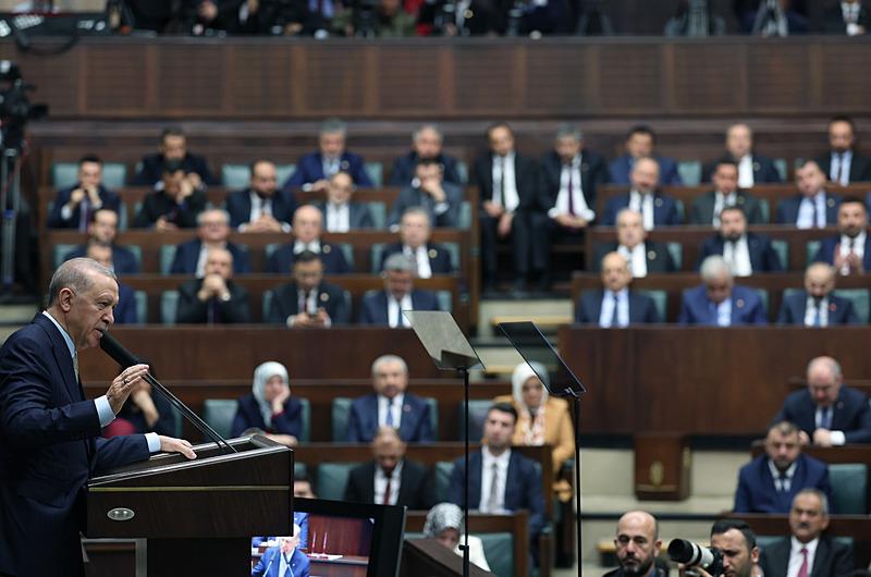 Başkan Recep Tayyip Erdoğan, AK Parti Grup Toplantısı'nda konuştu (İHA)