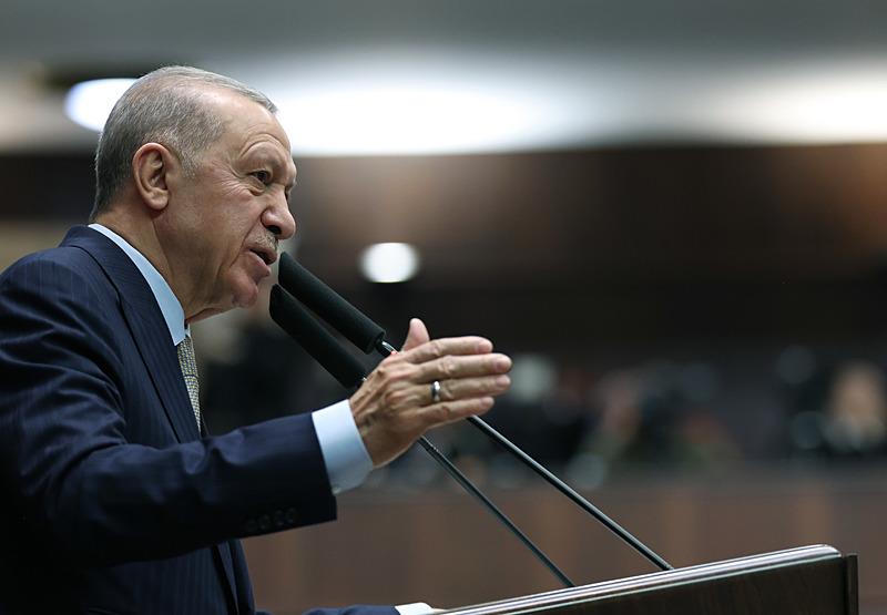 Başkan AK Parti Genel Başkanı Recep Tayyip Erdoğan, partisinin TBMM Grup Toplantısı'na katıldı (Fotoğraf: İHA)