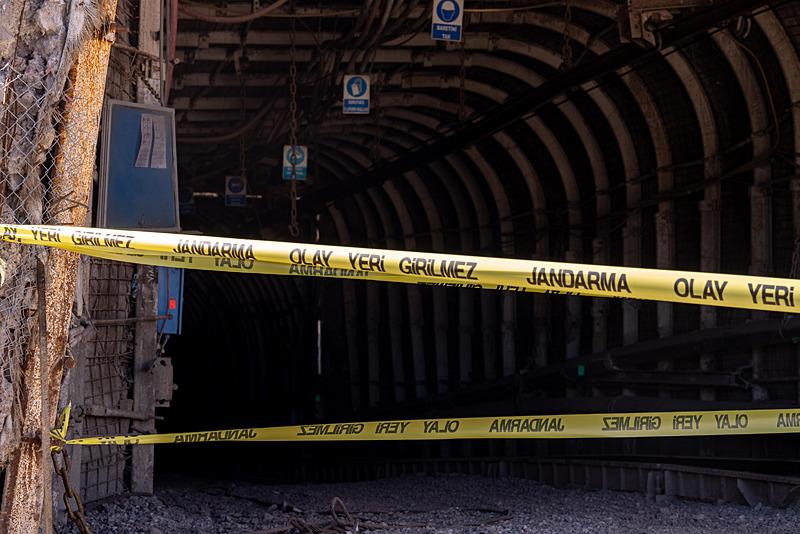 Ankara'da maden ocağında göçük meydana geldi. (AA)