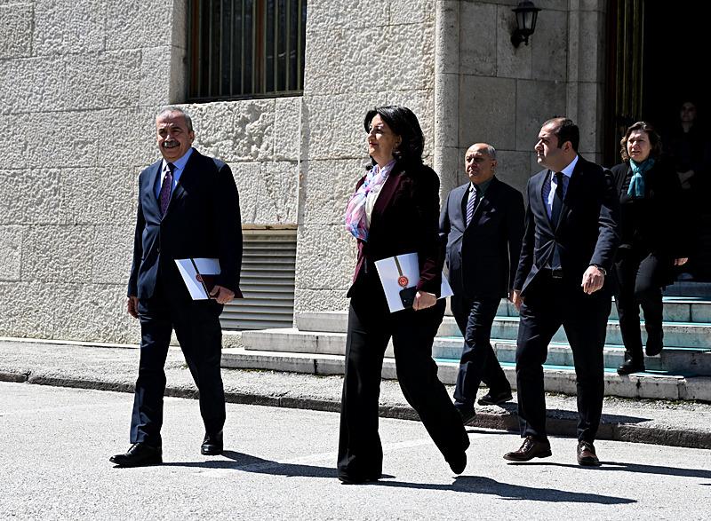 DEM Parti Van Milletvekili Pervin Buldan ve DEM Parti İstanbul Milletvekili Sırrı Süreyya Önder (Fotoğraf: AA)
