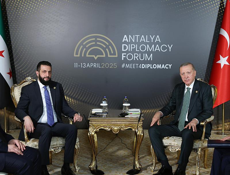 Suriye Cumhurbaşkanı Ahmed Şara ve Başkan Recep Tayyip Erdoğan, AA