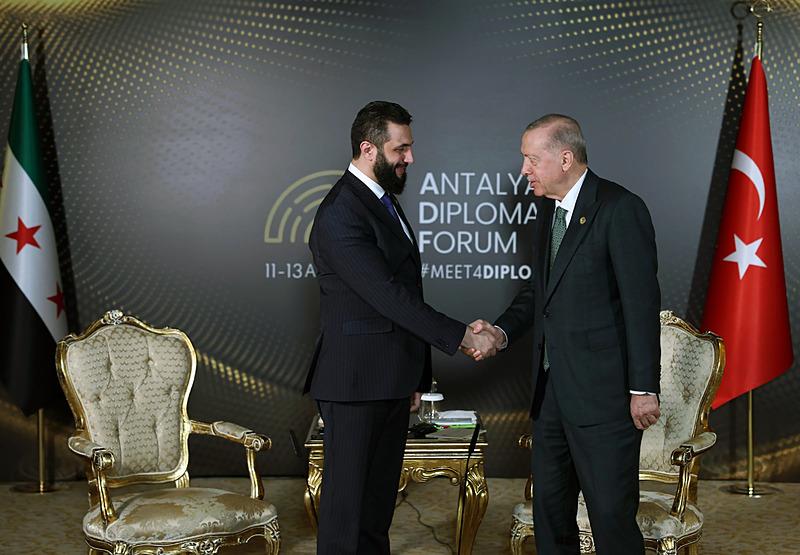Suriye Cumhurbaşkanı Ahmed Şara ve Başkan Recep Tayyip Erdoğan, AA