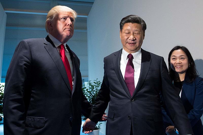 ABD Başkanı Donald Trump ve Çin Devlet Başkanı Şi Cinping, AFP
