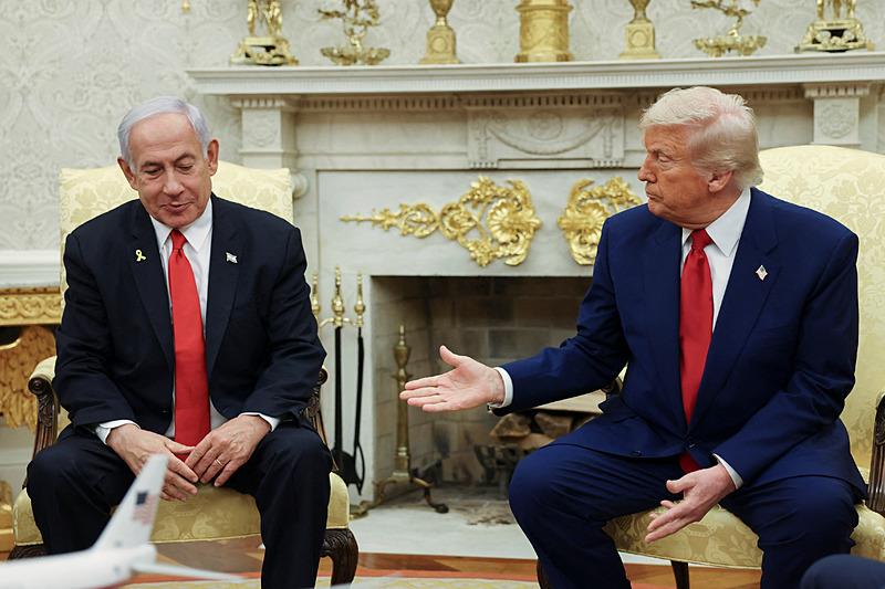 Netanyahu ve Trump, Reuters