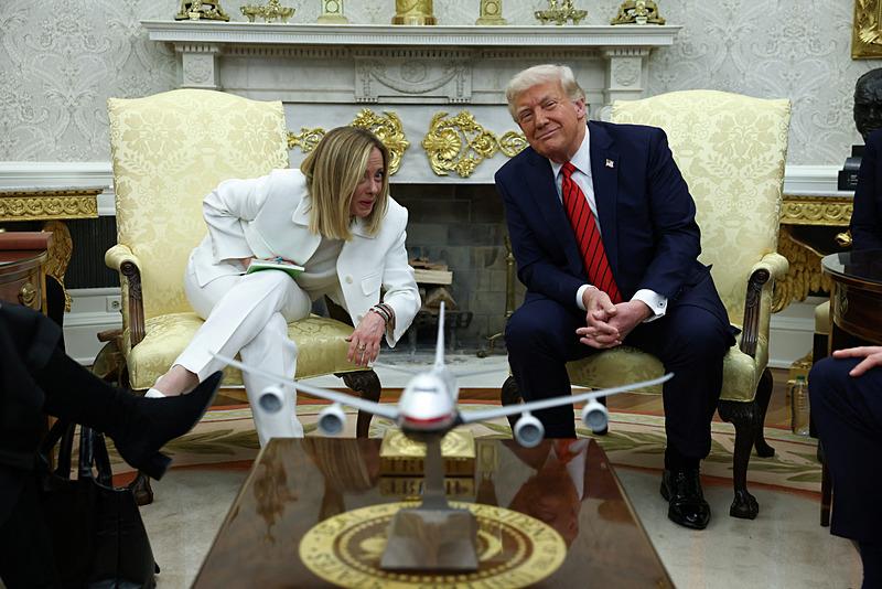 Meloni ve Trump, Reuters