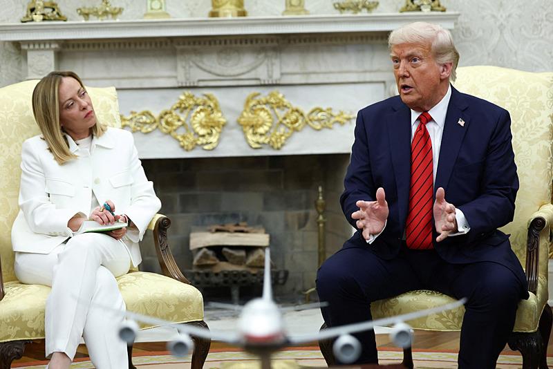 Meloni ve Trump, Reuters