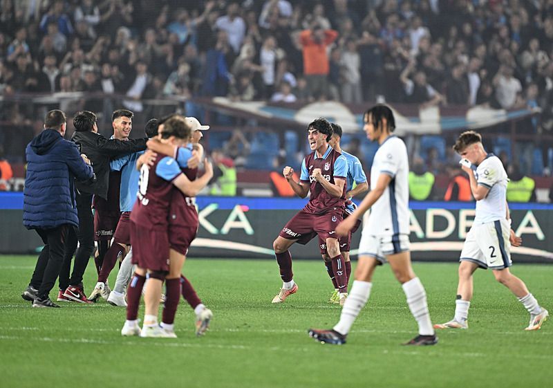 Trabzonspor Inter'i 1-0 yenerek yarı finale yükselmişti (AA)
