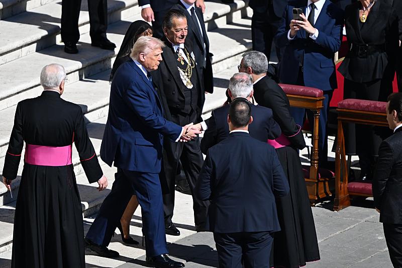 ABD Başkanı Donald Trump Vatikan'da, EPA