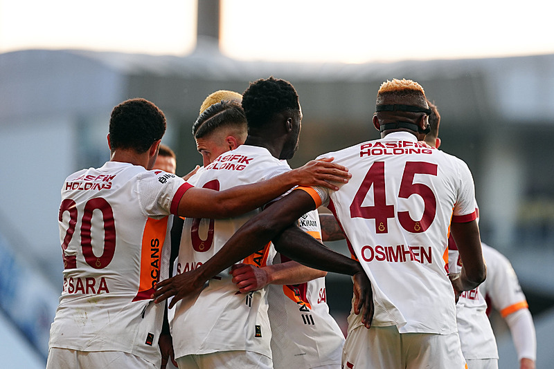Galatasaray'ın gol sevinci (AA)