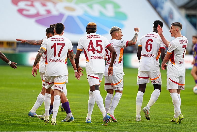 Galatasaray'ın gol sevinci (AA)