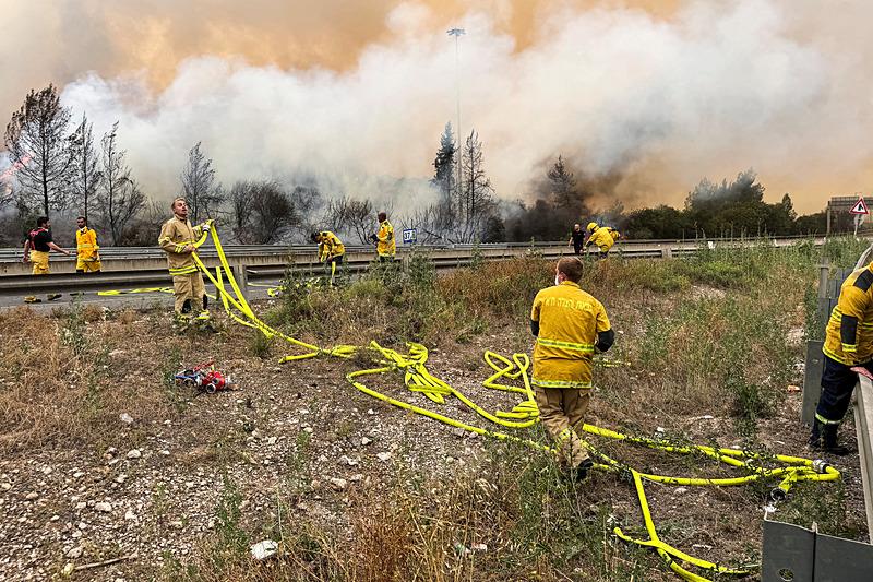 İsrail'de yangınlar, Reuters