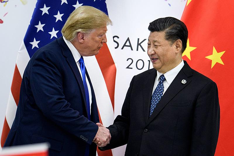 Trump ve Çin Devlet Başkanı Şi Jİnping, AFP