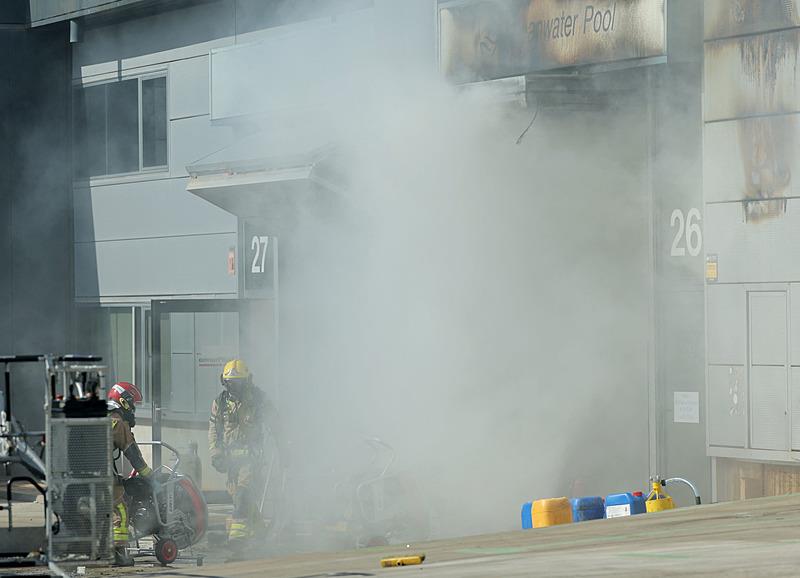 İspanya'da zehirli duman, AFP