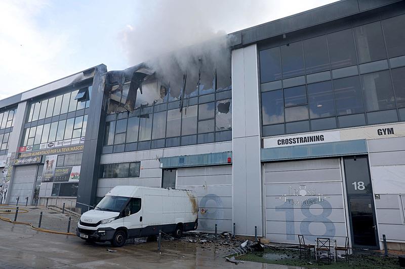 İspanya'da zehirli duman, AFP