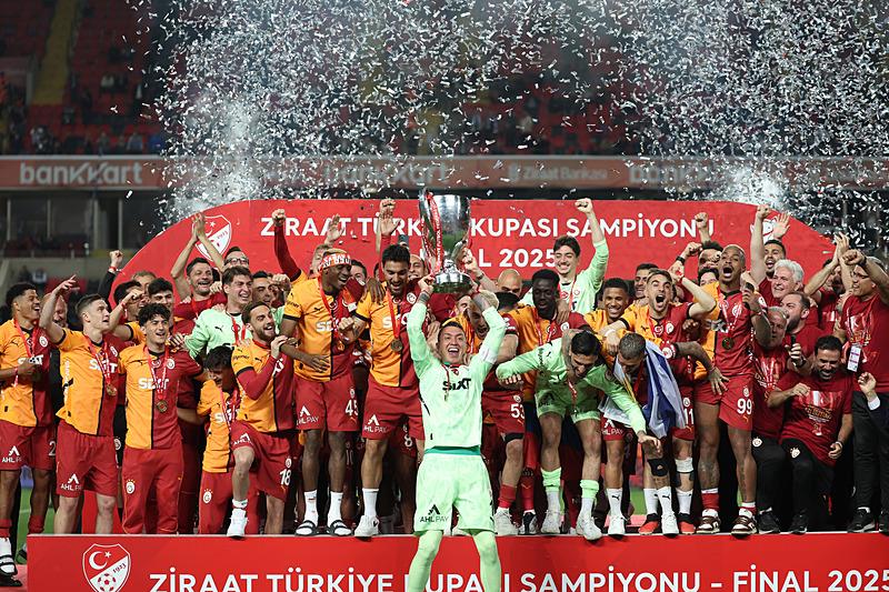 Galatasaray, Ziraat Türkiye Kupası'nı kazandı (Fotoğraf: DHA)