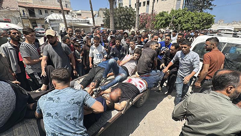 Gazze'de İsrail saldırısı, AA