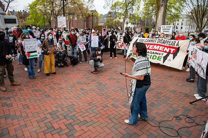 Harvard'da Filistin eylemi, AFP