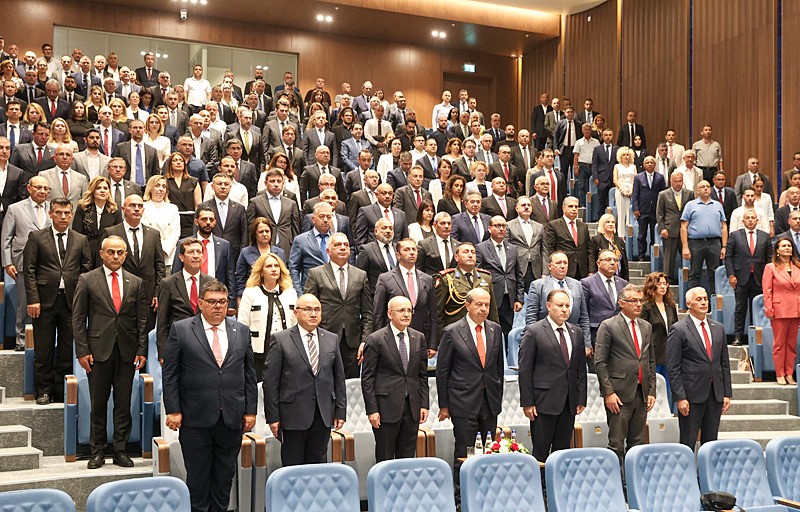 Bakan Mehmet Şimşek KKTC'de