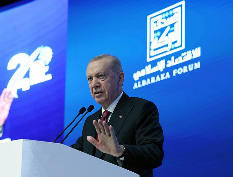 Başkan Reecp Tayyip Erdoğan 2. İstanbul Dünya İslam Ekonomisi Zirvesi'nde konuştu, AA