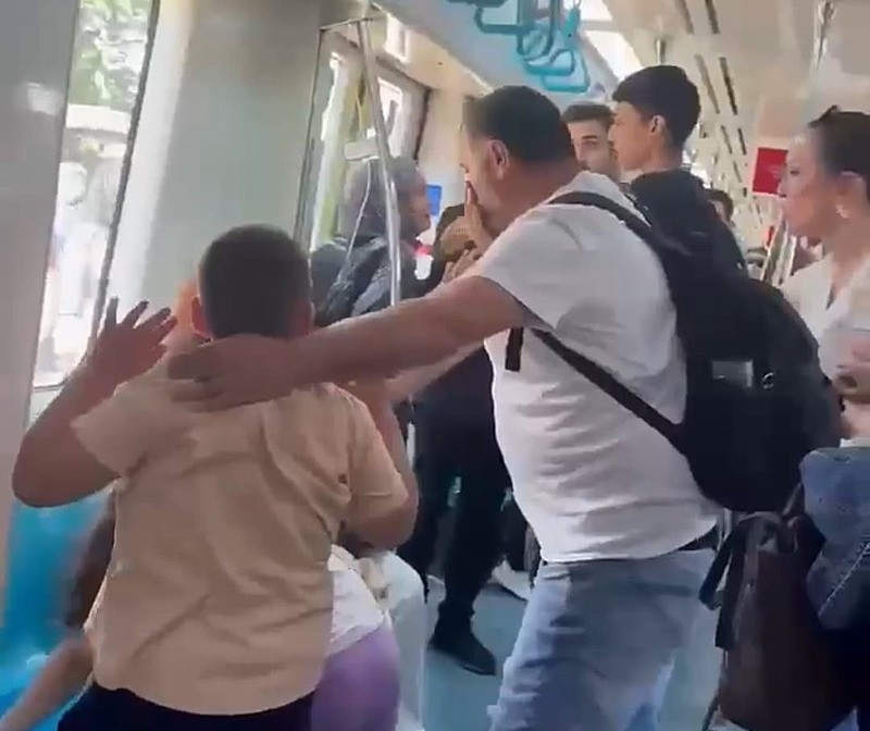 Olay anına ait videonun ekran görüntüsü
