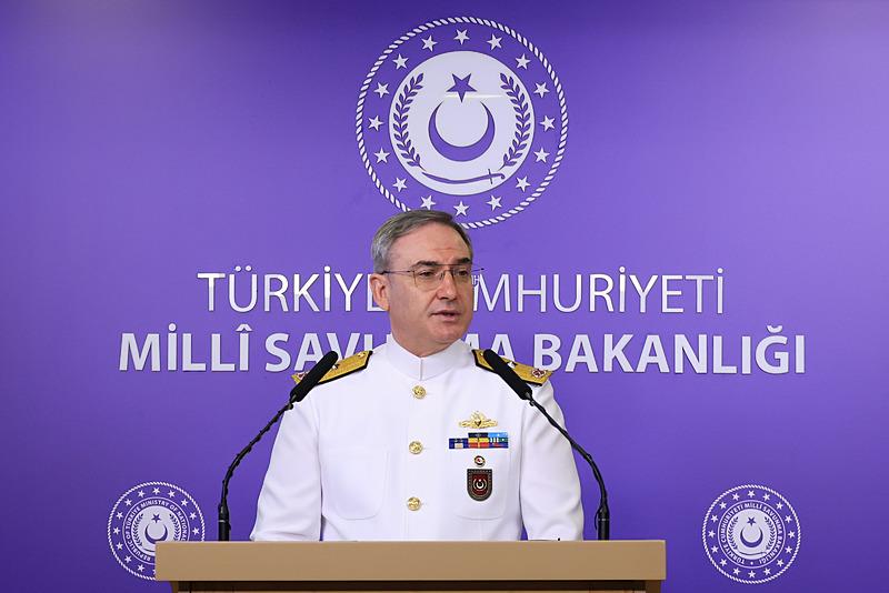 MSB'den Yunan'a harita ayarı: Nostaljik avuntulardan vazgeçin. Fotoğraf: (AA)