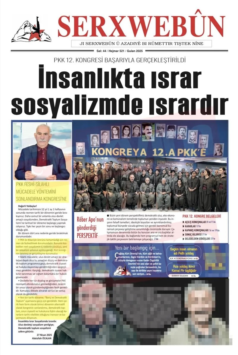 Öcalan, 4 maddede ʺsilah bırakma ve fesihʺ kararını neden aldığını açıkladı