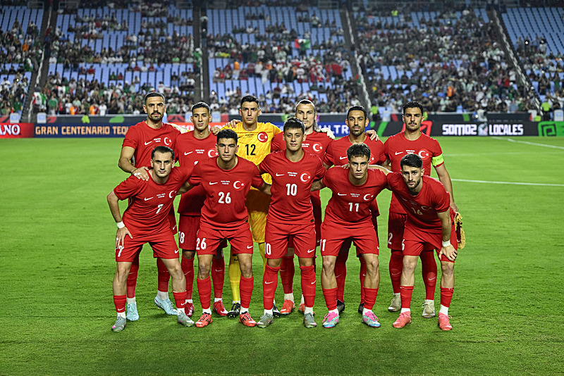 A Milli Takım'ın Meksika maçındaki ilk 11'i (AA)