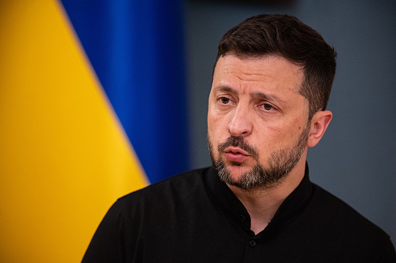 Ukrayna Devlet Başkanı Volodimir Zelenskiy.