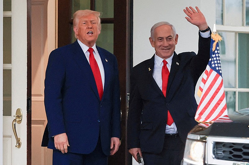 Netanyahu ve Donald Trump. (Reuters)
