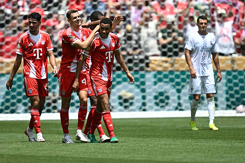 Jamal Musiala hat-trick yaptı (AFP)