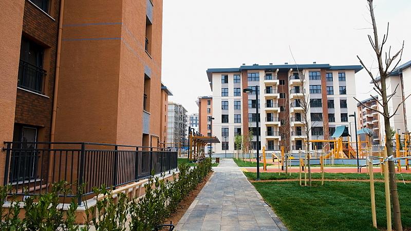 Bakan Kurum, yeniden inşa edilen Azerbaycan Mahallesi ve Ebrar Sitesi'nin görüntülerini paylaştı-3