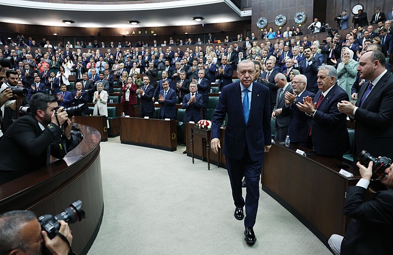 Başkan Recep Tayyip Erdoğan, partisinin TBMM Grup Toplantısı'nda konuştu (AA)