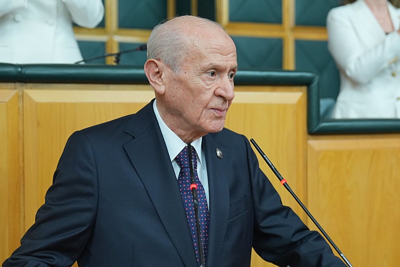 MHP lideri Devlet Bahçeli 5 ay sonra MHP Grup Toplantısı'na katıldı (Fotoğraf: AA)