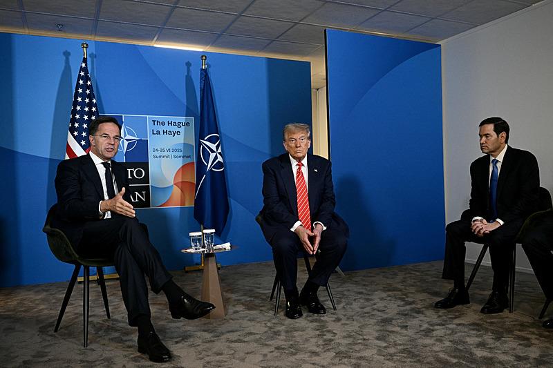Trump, Rutte ve Rubio, Reuters