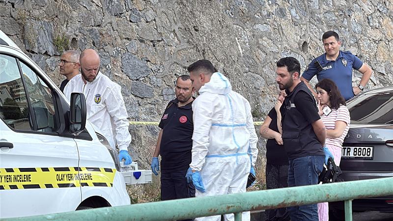 Sarıyer’de sevgililer başlarından vurulmuş halde ölü bulundu. Fotoğraf: (DHA)