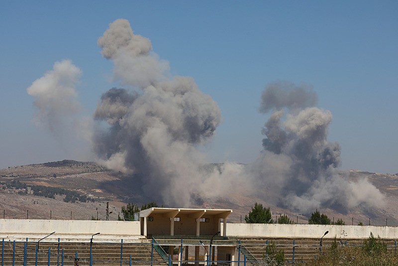 İsrail'den Lübnan'a saldırı, AA